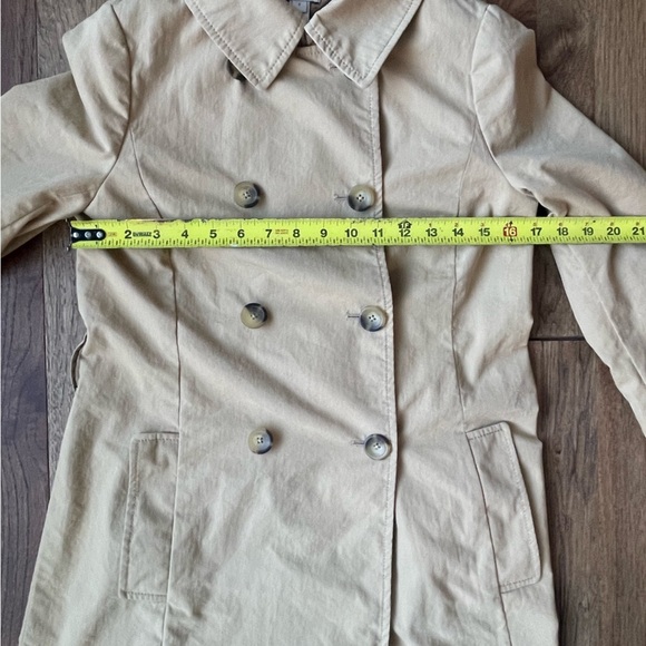 J. Crew Beige Double-Breasted Trench Coat - Picture 9 of 11